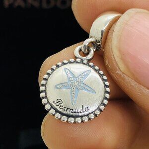 ✨🔥Pandora Bermuda Charm Starfish Dangle Charm Bermuda Beach charm